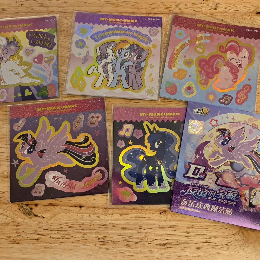My Little Pony Magical Sticker Collection - Pink, Purple, Yellow